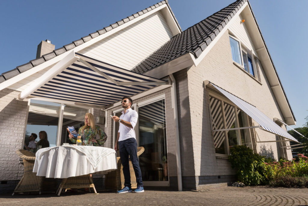 Afstandbediening-terrasscherm