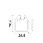 De Onderlat SC-30 is de standaard onderlat van SunCircle. In de onderlat wordt verzwaring geschroven zodat het doek altijd goed zakt en strak hangt.